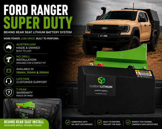 Ranger Super Duty Dual Battery - Custom Lithium