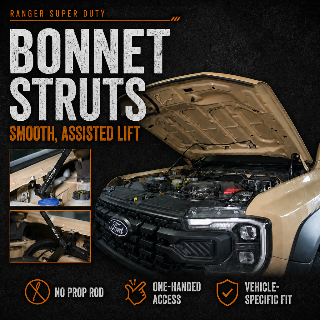 Bonnet Strut Kit | Ranger Super Duty, Next-Gen Ranger, Raptor