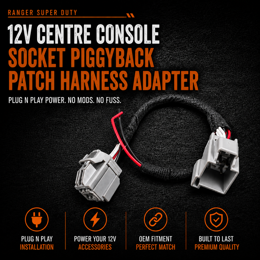 12V Centre Console Piggyback Power Harness – Ford Ranger Super Duty