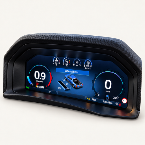 12-inch full digital instrument cluster upgrade for Ford Ranger Super Duty