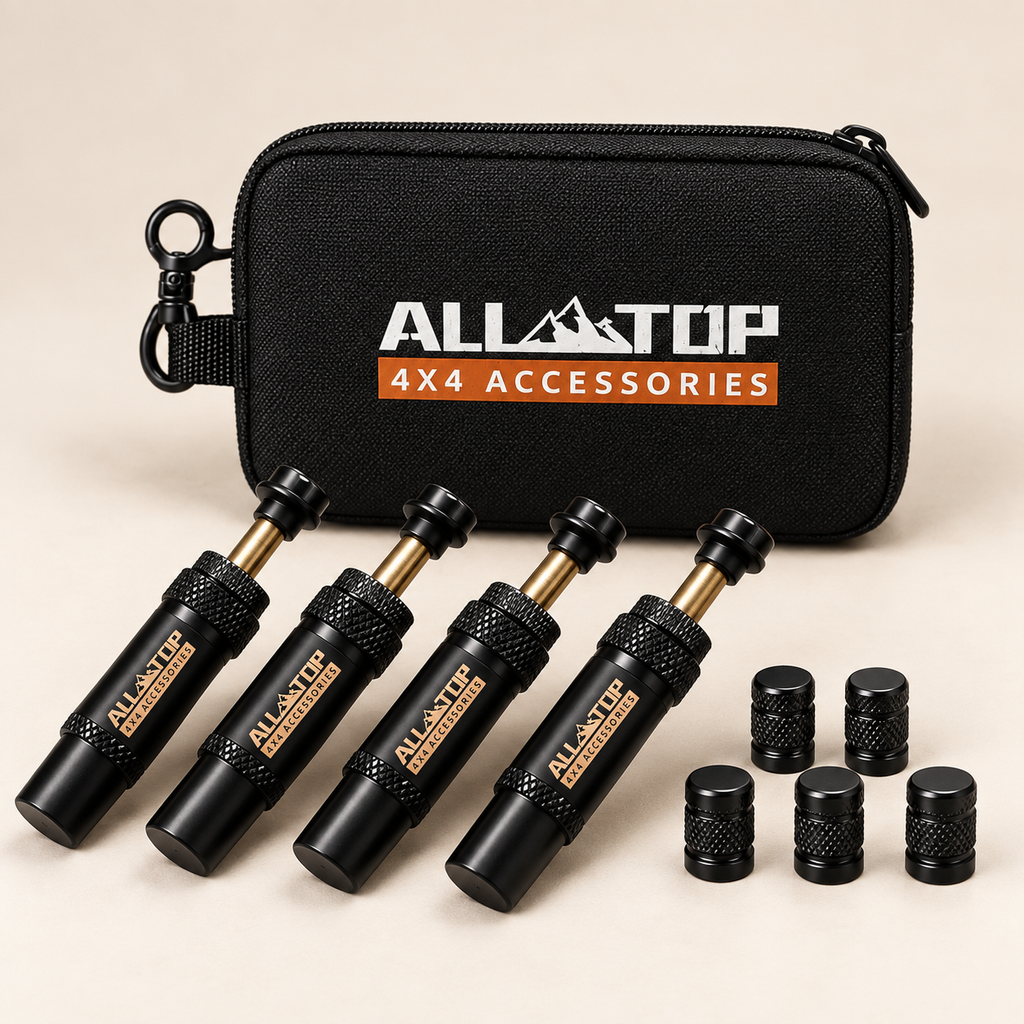 ALL-TOP auto-stop tyre deflator kit with storage case