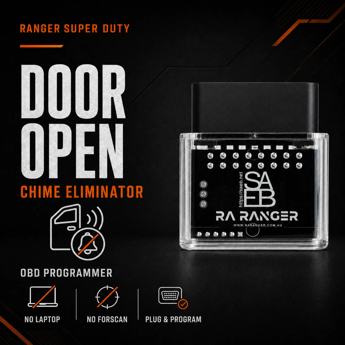 Door Open Chime Eliminator OBD Programmer – Ranger Super Duty