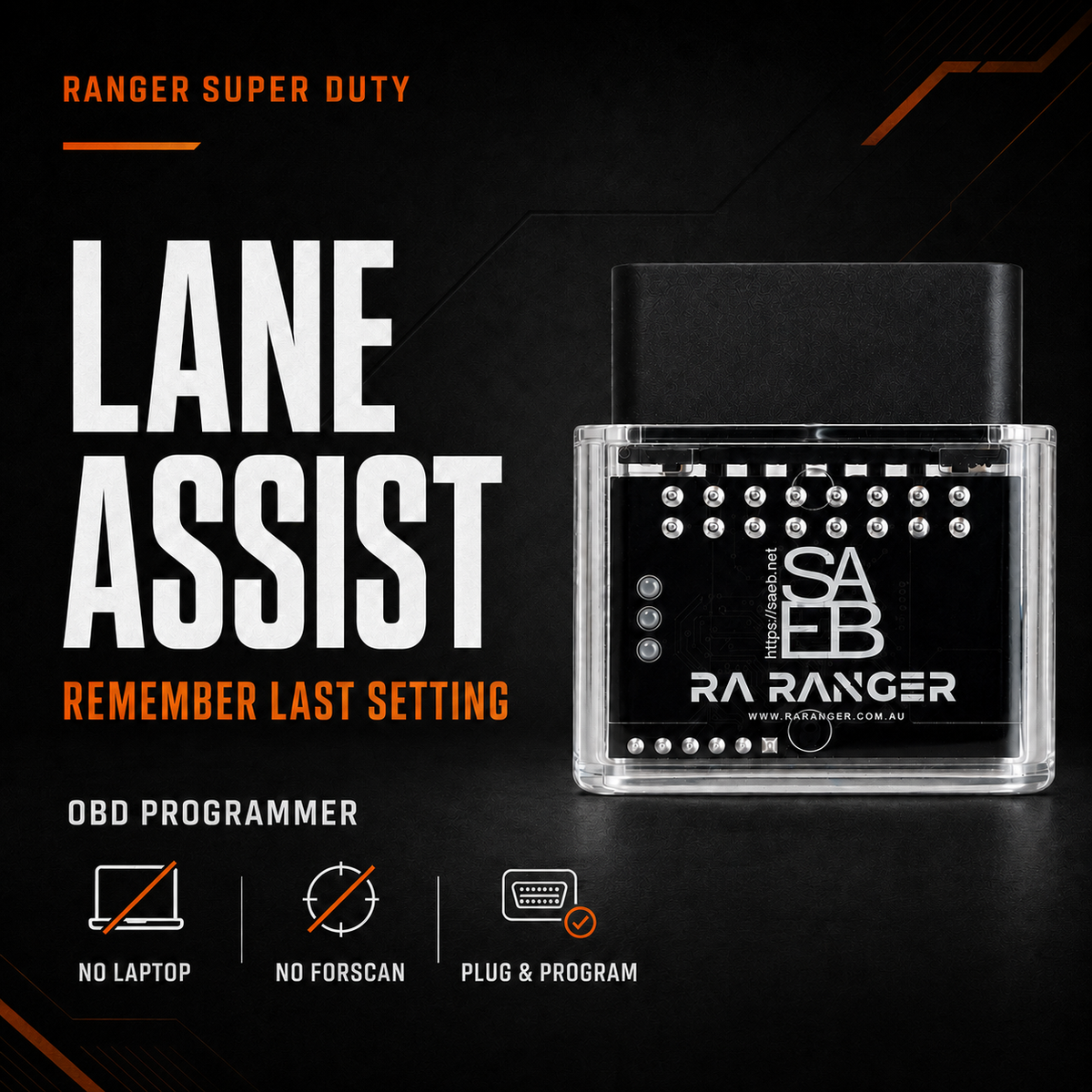 Lane Assist Remember Last Setting OBD Programmer – Ranger Super Duty