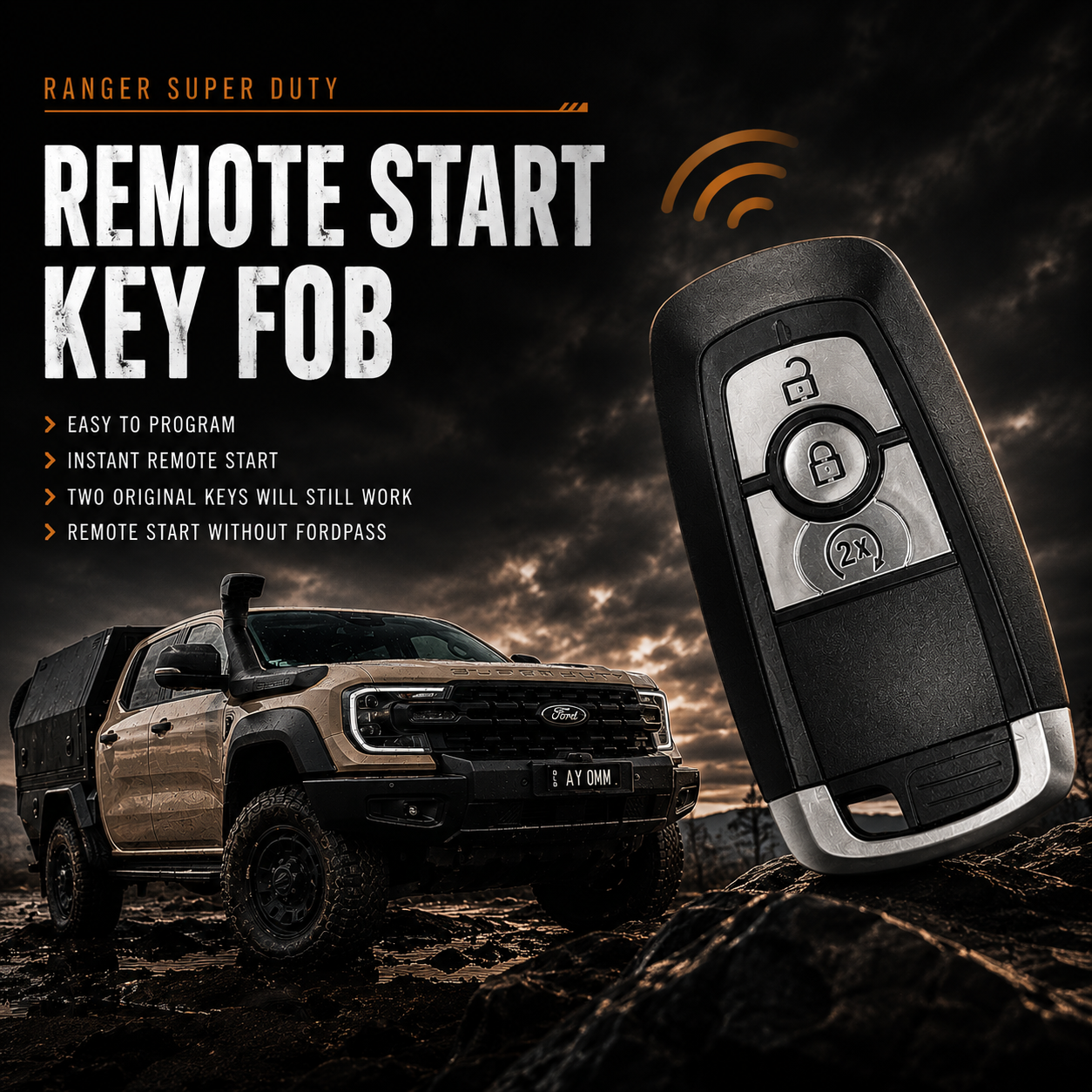 Remote Start Key Fob for Ford Ranger Super Duty | DUTYTEK