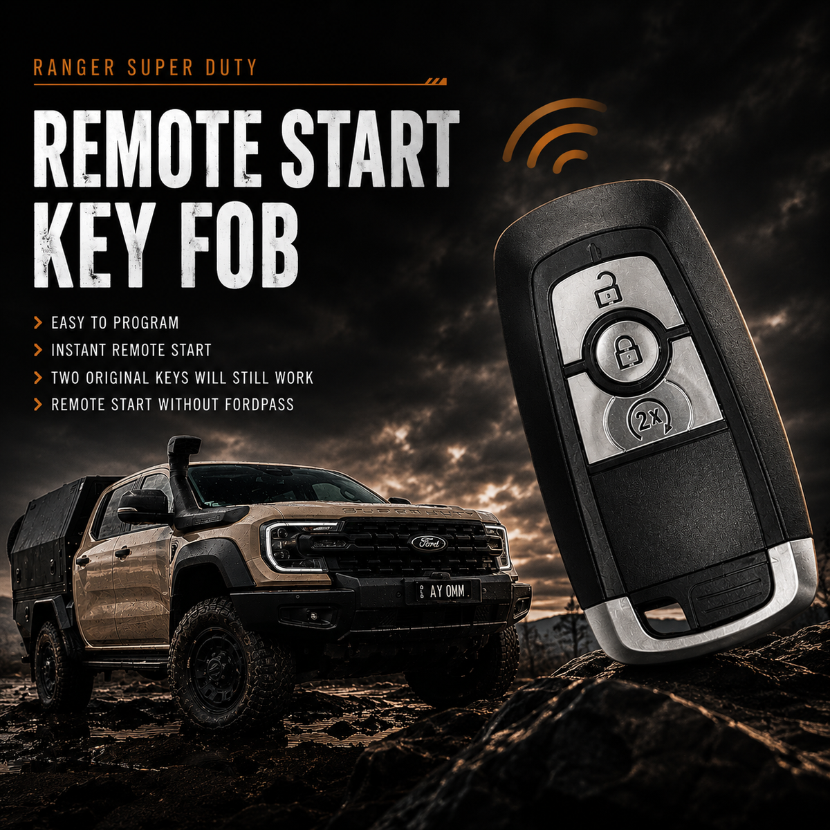 Remote Start Key Fob for Ford Ranger Super Duty | DUTYTEK