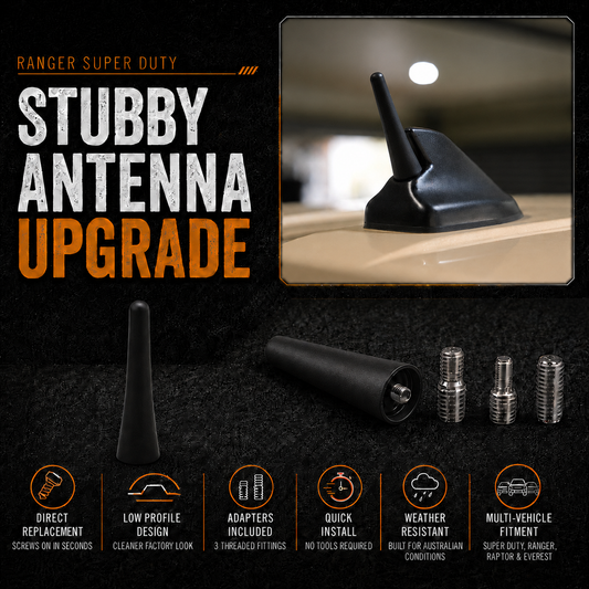 Ford Ranger Super Duty Stubby Antenna Upgrade